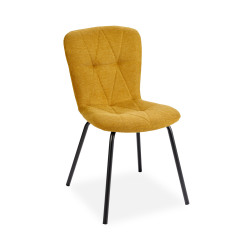 Pack table Alexa + 6 chaises Emma paille