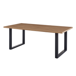 Pack table Alexander chêne vieilli + 6 chaises Emma