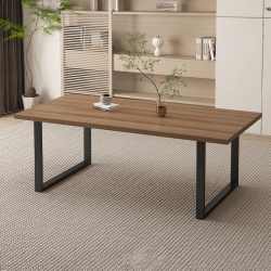 Pack table Alexander chêne vieilli + 6 chaises Salome