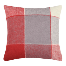 Coussin courchevel rouge