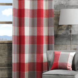 Coussin courchevel rouge