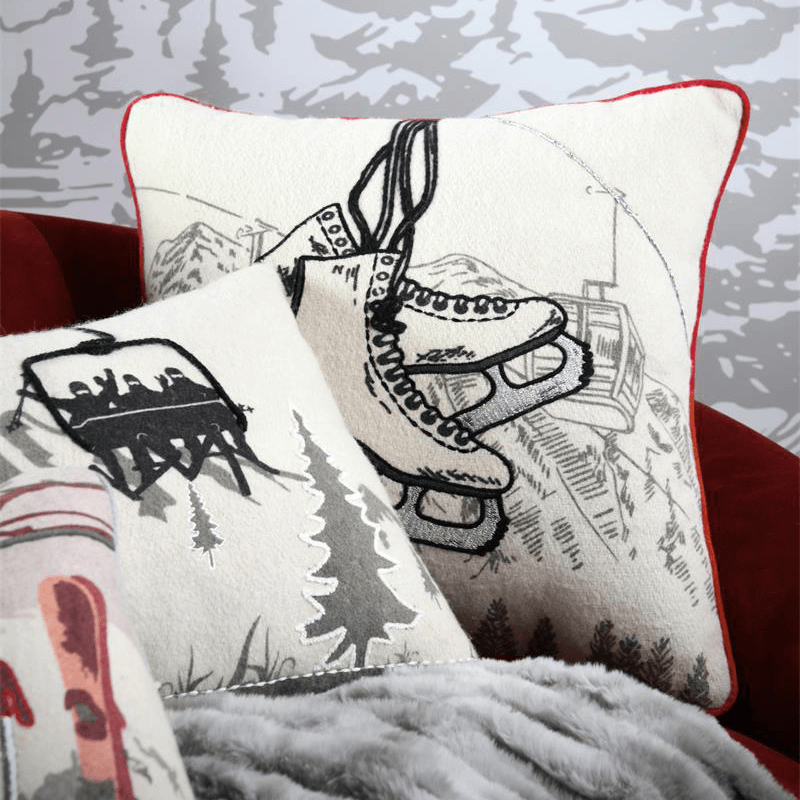 Coussin Albertville gris