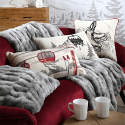 Coussin Albertville gris