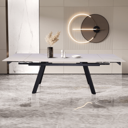 Table Hera extensible blanc