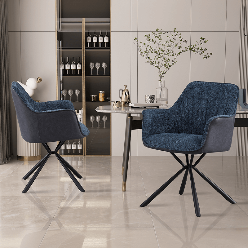 Chaise Lucie bleu