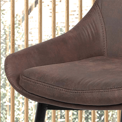 Chaise Mirano brun