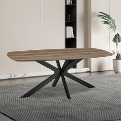 Table Aziz ovale 200cm mango