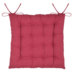 Galette de chaise Arbin renne rouge