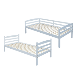 Lit superposé Roy 90x200 blanc