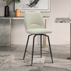Tabouret Lara écru