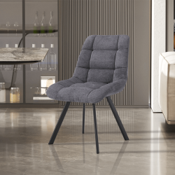 Chaise Lizzy gris foncé