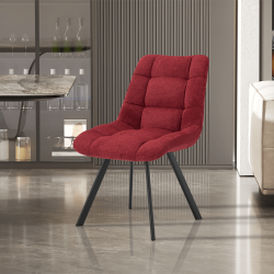 Chaise Lizzy rouge