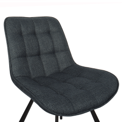 Chaise Ariba bleu foncé