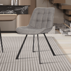 Chaise Ariba gris clair