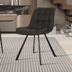 Chaise Ariba gris foncé