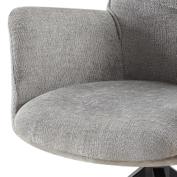 Chaise Lamor pivotante gris