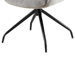 Chaise Lamor pivotante gris