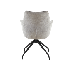 Chaise Lamor pivotante gris