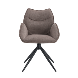 Chaise pivotante Mahi poivre
