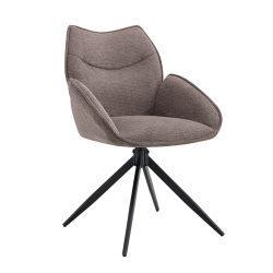 Chaise pivotante Mahi poivre