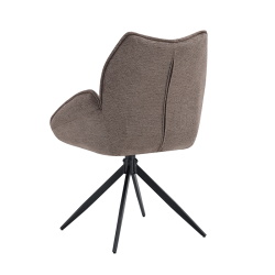 Chaise pivotante Mahi poivre