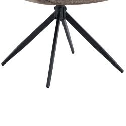 Chaise pivotante Mahi poivre