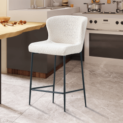 Tabouret Lisa écru