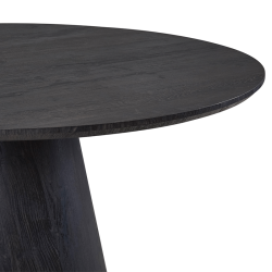 Table Miklos 120cm décor brun