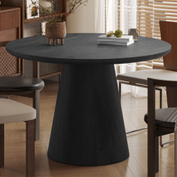 Table Miklos 120cm décor brun