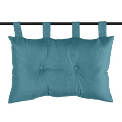 Coussin Bea pour tête de lit turquoise