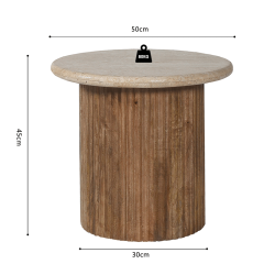 Table basse Louis 50cm