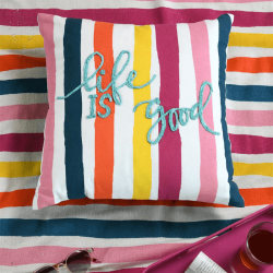 Coussin Dolce Vita multicolore