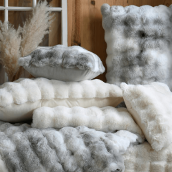 Coussin Nebraska écru rectangle