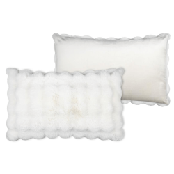 Coussin Nebraska écru rectangle