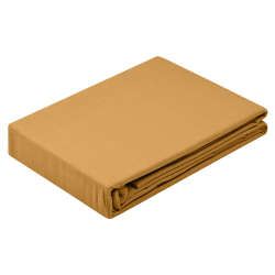 Drap housse Horizon 160x200cm curry