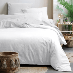 Housse de couette 240x220cm blanc