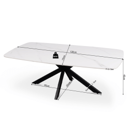 Table basse Apollo blanc