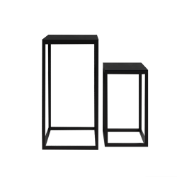 Table basse Madeira set de 2 noir
