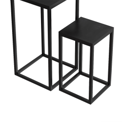 Table basse Madeira set de 2 noir