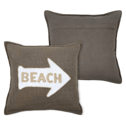Coussin Arcachon taupe