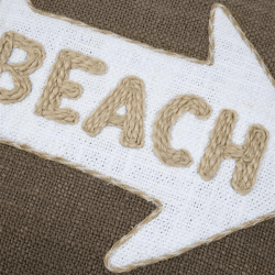 Coussin Arcachon taupe