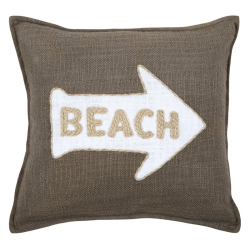 Coussin Arcachon taupe
