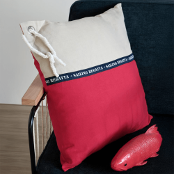 Coussin Fregate rouge