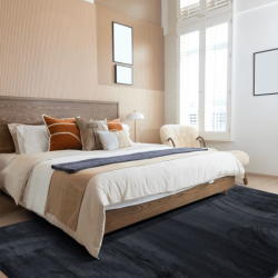 Tapis Siberia gris foncé