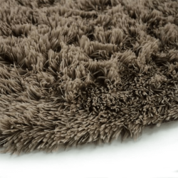 Tapis Neo Yoga rond marron
