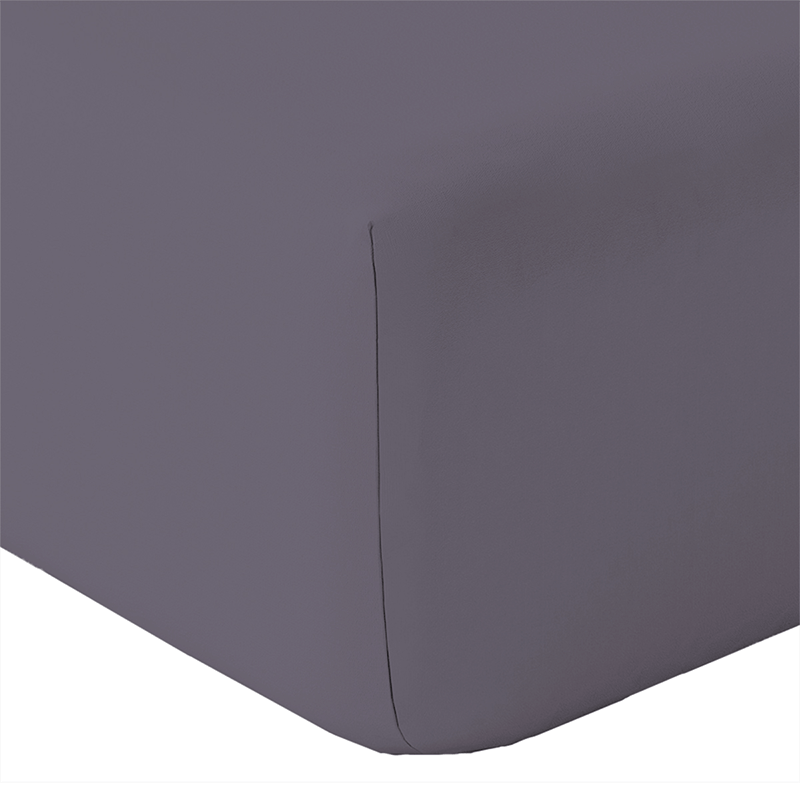 Drap housse Alabama 90x190cm gris foncé
