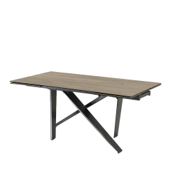 Table Forrest extensible marron clair