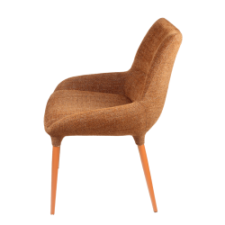 Chaise Shell orange
