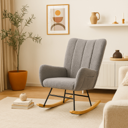 Chaise Stark à bascule gris foncé