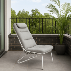 Chaise Alix extérieur blanc
